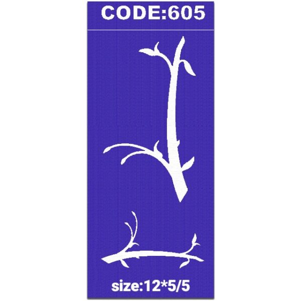 شابلون کد 605 طرح شاخه