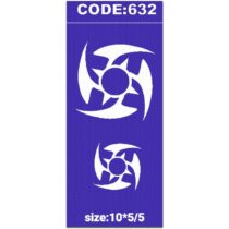 شابلون کد 632 طرح ستاره پرتاب