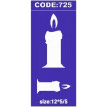 شابلون کد 725 طرح شمع