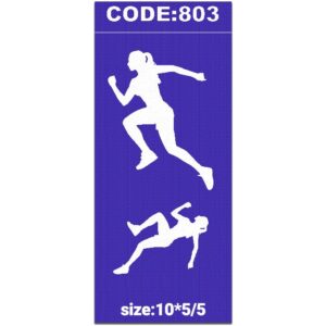 شابلون کد 803 طرح ورزشکار