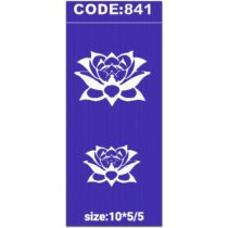 شابلون کد 841 طرح گل