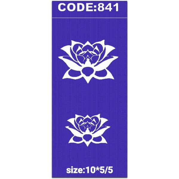 شابلون کد 841 طرح گل