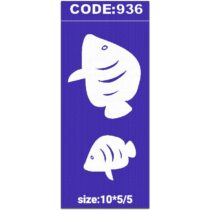 شابلون کد 936 طرح ماهی