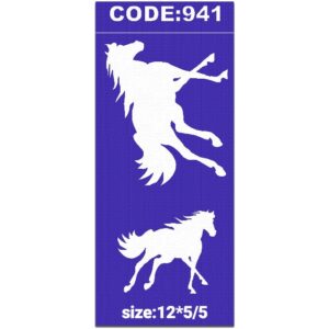 شابلون کد 941 طرح اسب