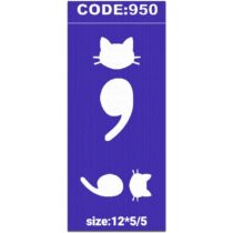شابلون کد 950 طرح گربه